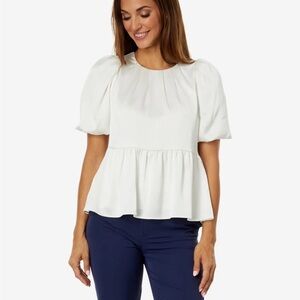 Lilly Pulitzer Blakelynn Elbow Puff Sleeve Top size 14